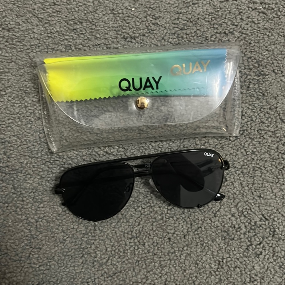 quay high key sunglasses black